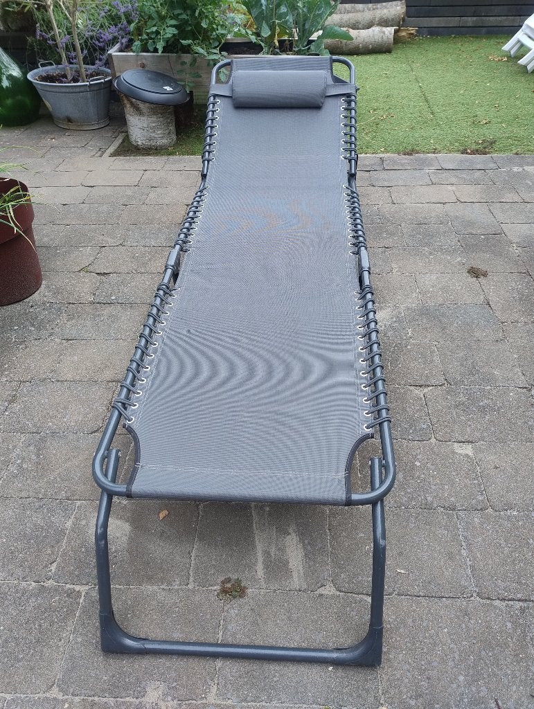 Out sunny ligbed, Ophalen, Gebruikt, Aluminium, Verstelbaar