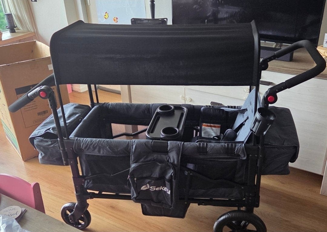 sekey bolderwagen buggy, Verstelbare duwstang, Zo goed als nieuw, Ophalen, Kinderwagen