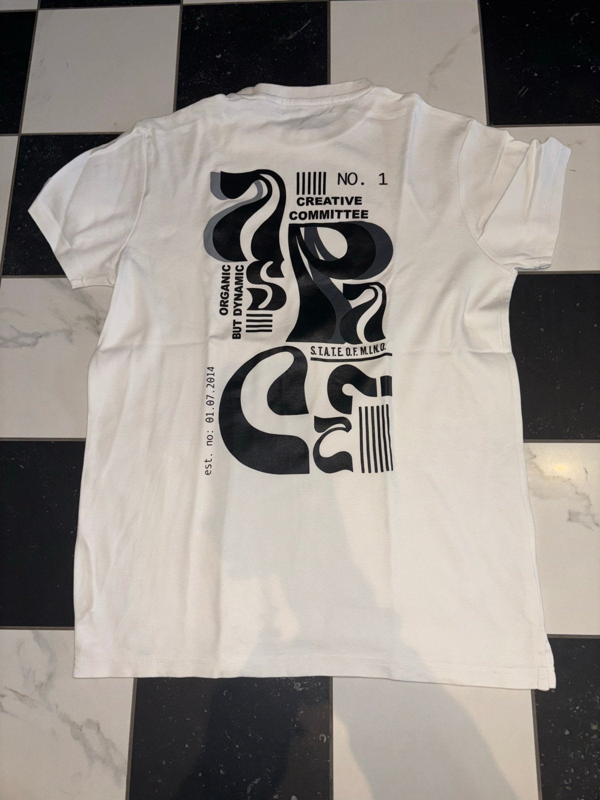 Aspact T-shirt met print - Maat S, Ophalen of Verzenden, Zo goed als nieuw, Maat 46 (S) of kleiner, Wit