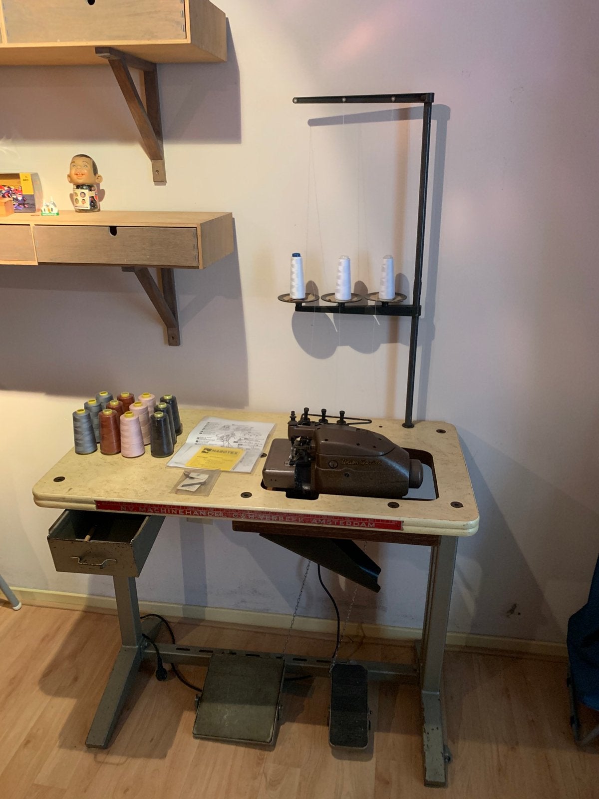 Habotex lockmachine, Ophalen, Zo goed als nieuw, Lockmachine, Overige merken