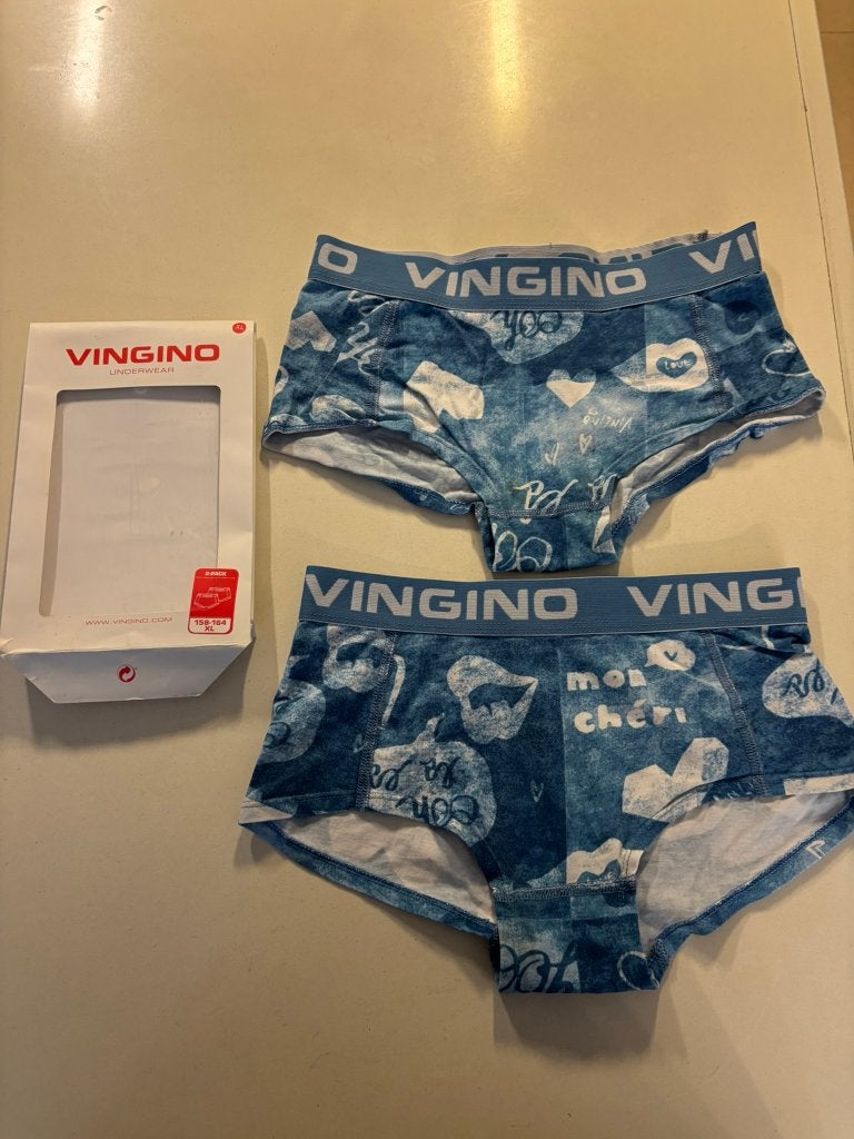 Vingino ondergoed xl - boxer onderbroeken 2x 158-164!, Nacht- of Onderkleding, Meisje, Ophalen of Verzenden, Zo goed als nieuw