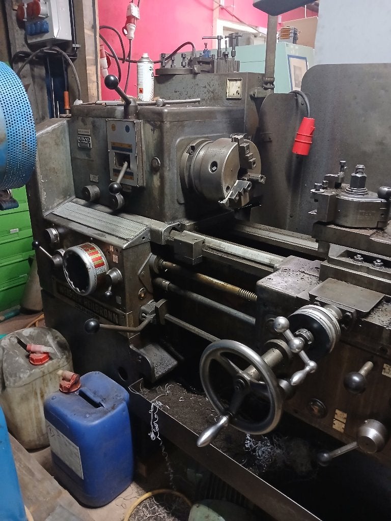 Weisser heilborn junior draaibank 1 mtr tdc en doorlaat 45mm, Ophalen of Verzenden, Gebruikt, Metaaldraaibank, 1000 mm of meer