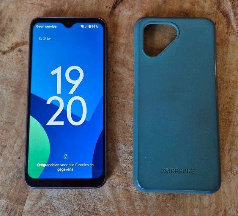 Fairphone 4 5G 128GB met hoesje en doos, Gebruikt, Overige modellen, Ophalen of Verzenden, Zonder simlock