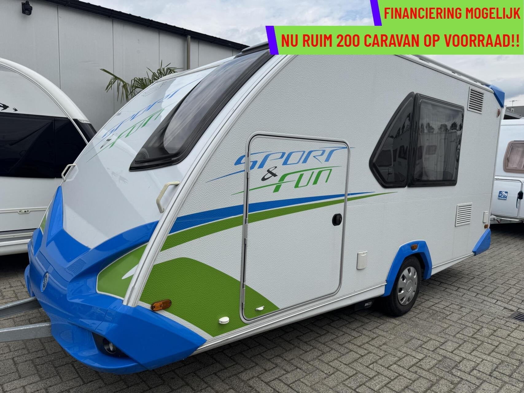 Knaus SPORT EN FUN 480 QL UNIEK,VOORTENT,MOVER,"MOTOROPSLAG", Caravans en Kamperen, Caravans, Mover, Bedrijf, 6 tot 7 meter, Knaus