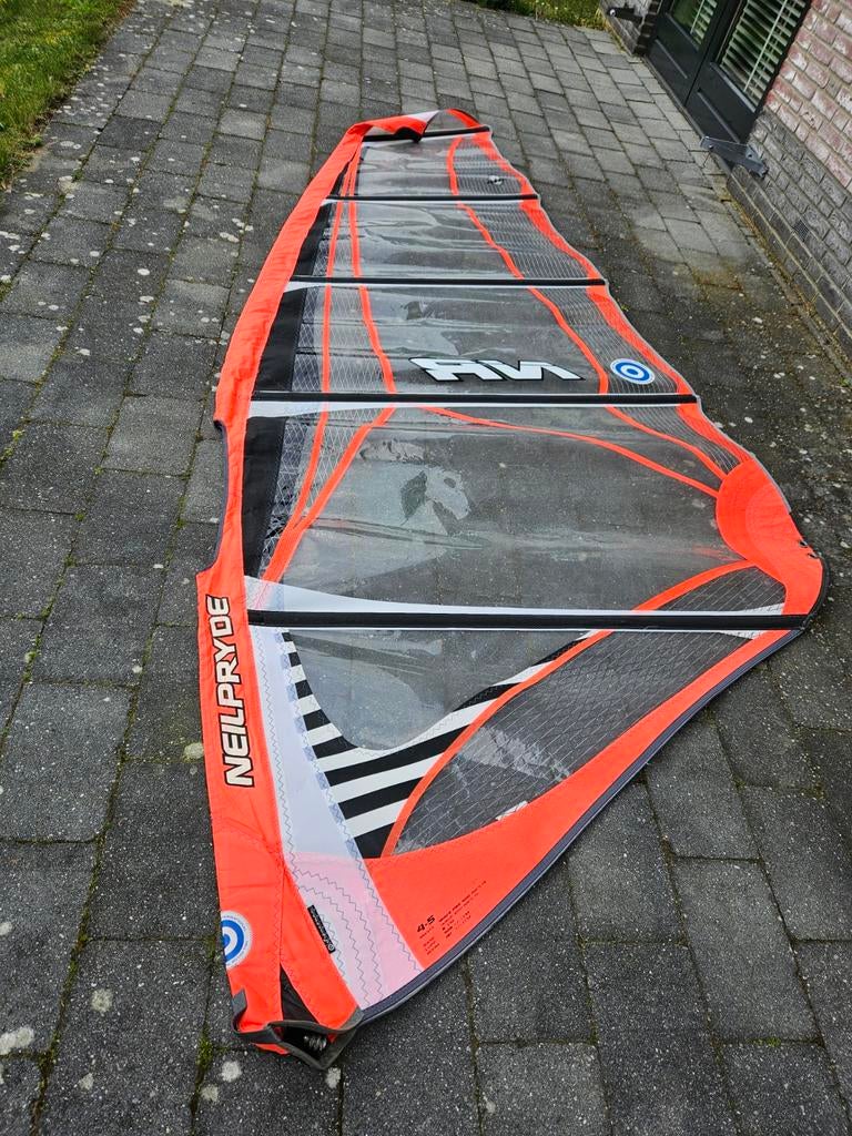 Neilpryde NR 4.5 wave windsurf zeil, Ophalen, Gebruikt, Zeil, Met draagtas