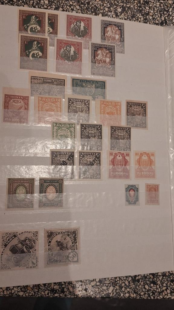 Postzegelverzameling Rusland CCCP en Baltische staten, Ophalen of Verzenden, Buitenland