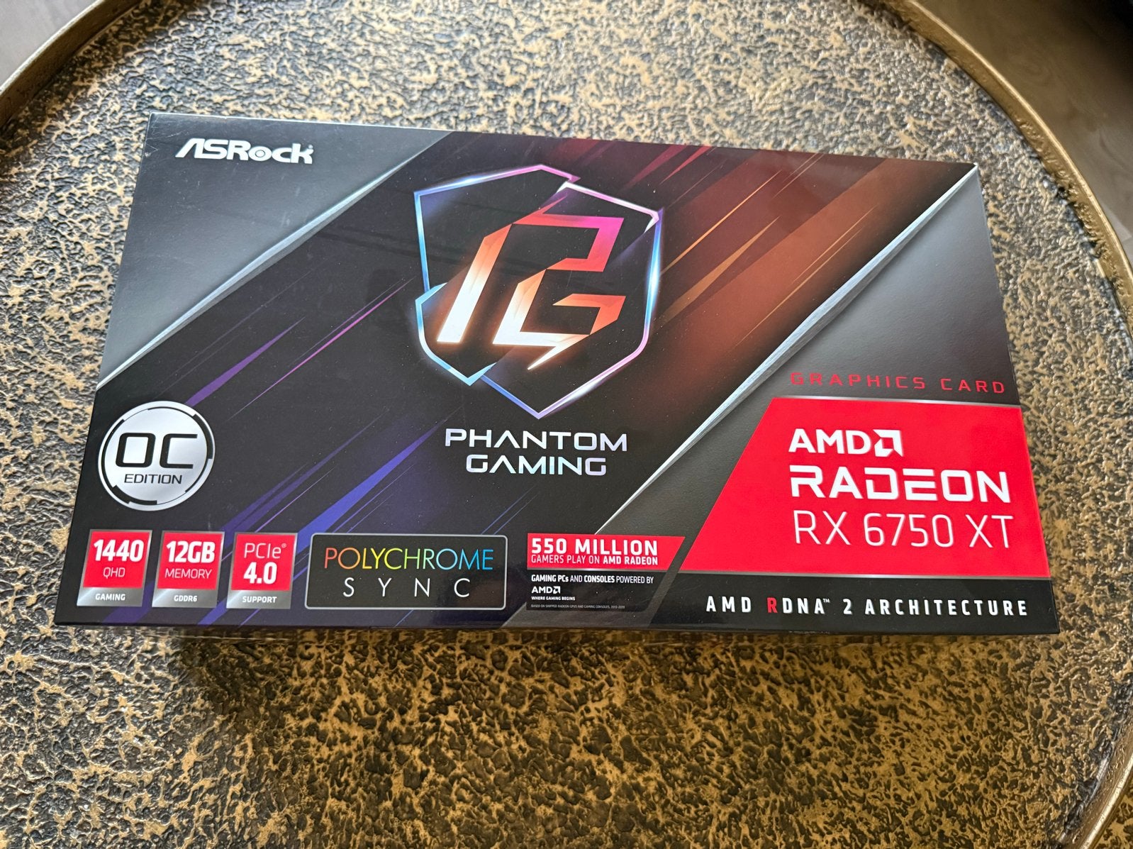 ASRock Phantom Gaming AMD Radeon RX 6750 XT 12GB GDDR6, Computers en Software, Videokaarten, GDDR6, PCI-Express 4, Ophalen of Verzenden