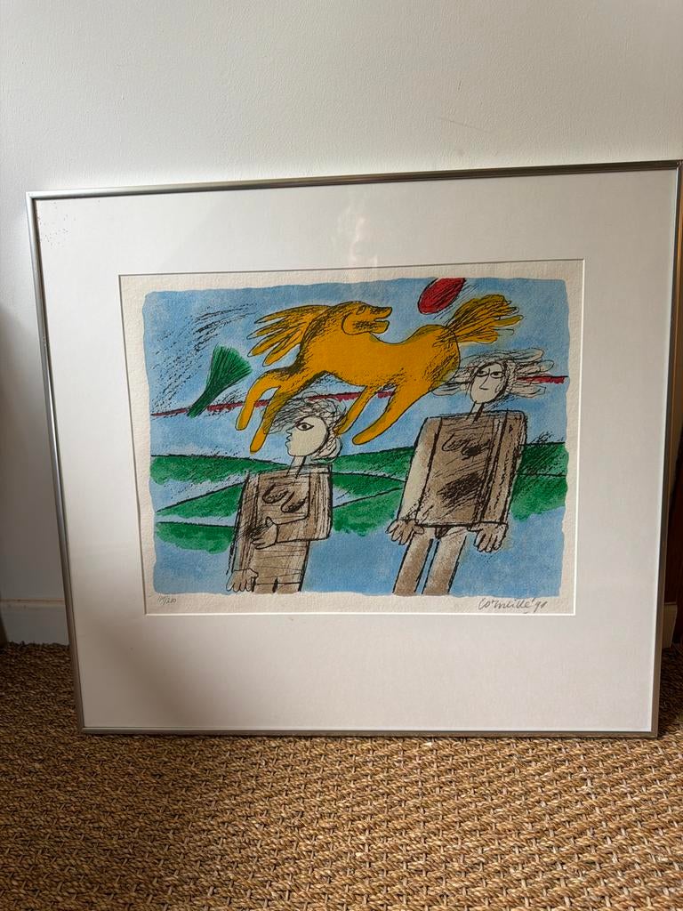 Corneille '94 - Gesigneerde en genummerde litho, Antiek en Kunst, Ophalen