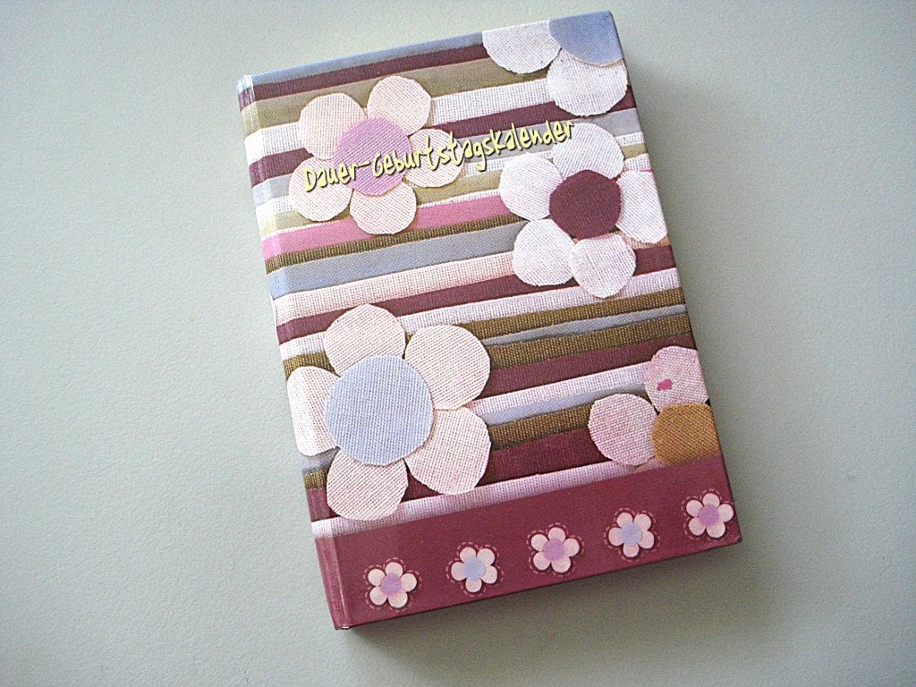 Dauer- Geburtstags kalender boekje - 12,5x9 cm, Ophalen of Verzenden, Maandkalender, Nieuw