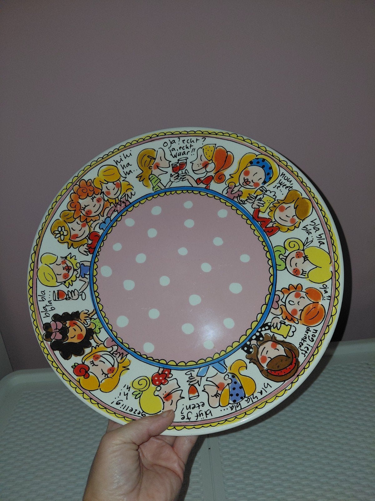 28-delig Blond Amsterdam servies "Even bijkletsen", Ophalen, Nieuw, Aardewerk, Blond Amsterdam