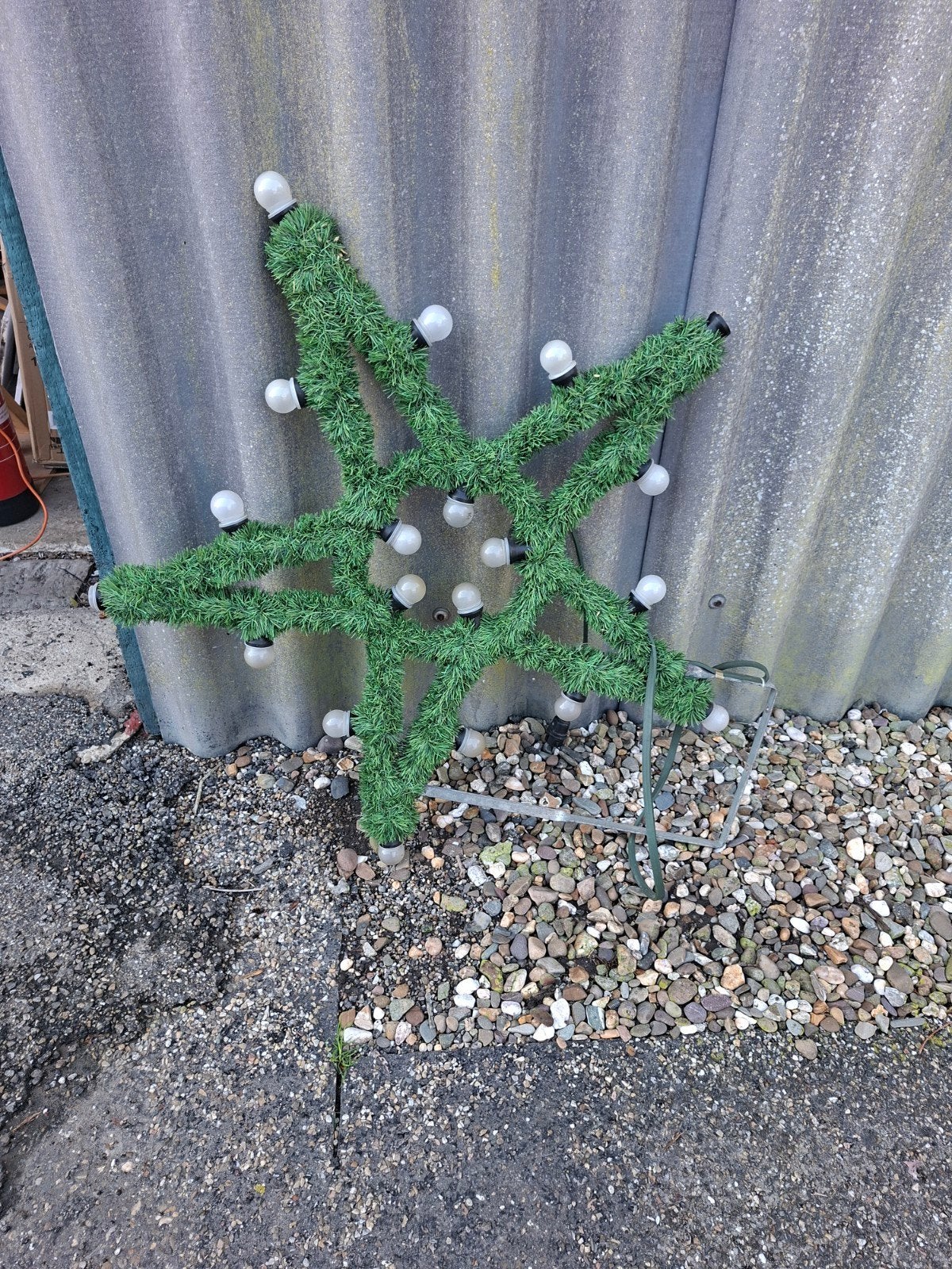 Kerstverlichting voor aan de  buiten muur. T.E.A.B, Diversen, Ophalen, Gebruikt