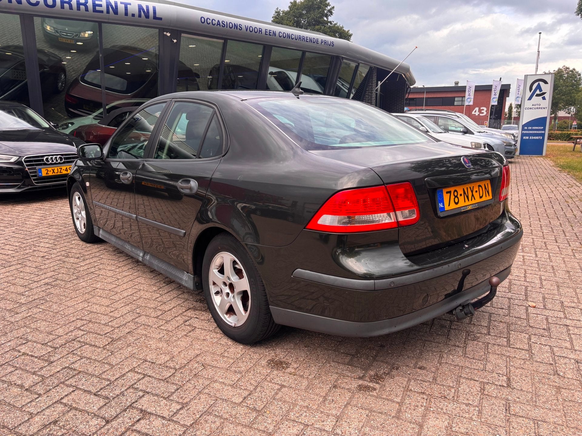 Saab 9-3 Sport Sedan 1.8t Linear Inruil koopje, Airco Inruil, Auto's, Saab, Voorwielaandrijving, 1998 cc, Stof, Gebruikt