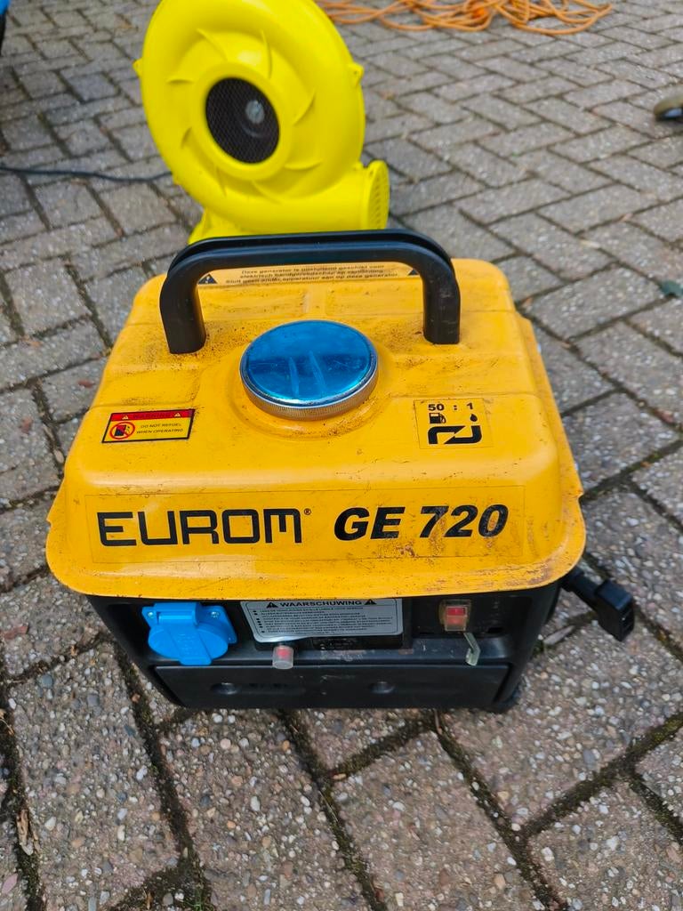 Aggregaat eurom ge 720 te koop, Ophalen, Elektrisch
