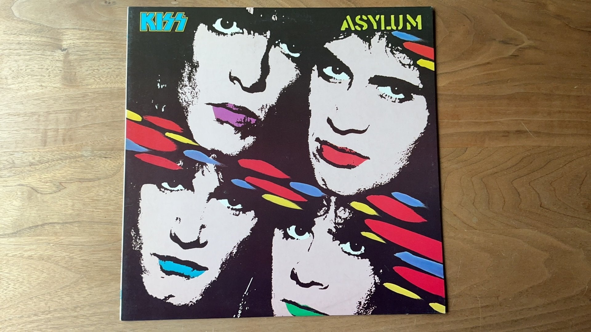 Kiss LP - Asylum - Japan promo, LP, Gebruikt, Ophalen of Verzenden, Hardrock