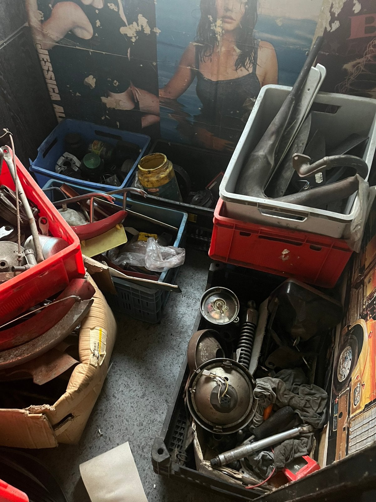 Schuur opruiming - oldtimer onderdelen, Fietsen en Brommers, Ophalen, Gebruikt, Overige typen