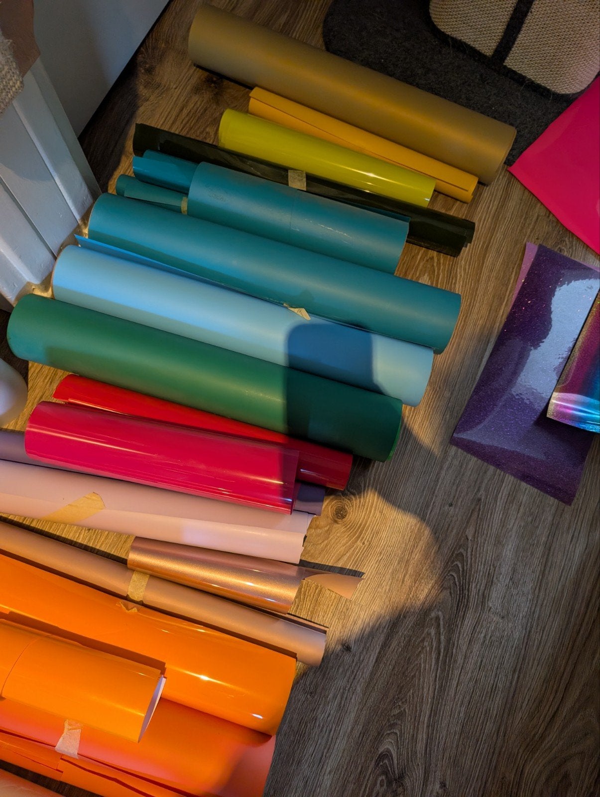 Vinyl, flex, statisch raamfolie, transfer folie., Ophalen, Nieuw, Figuurtje(s)