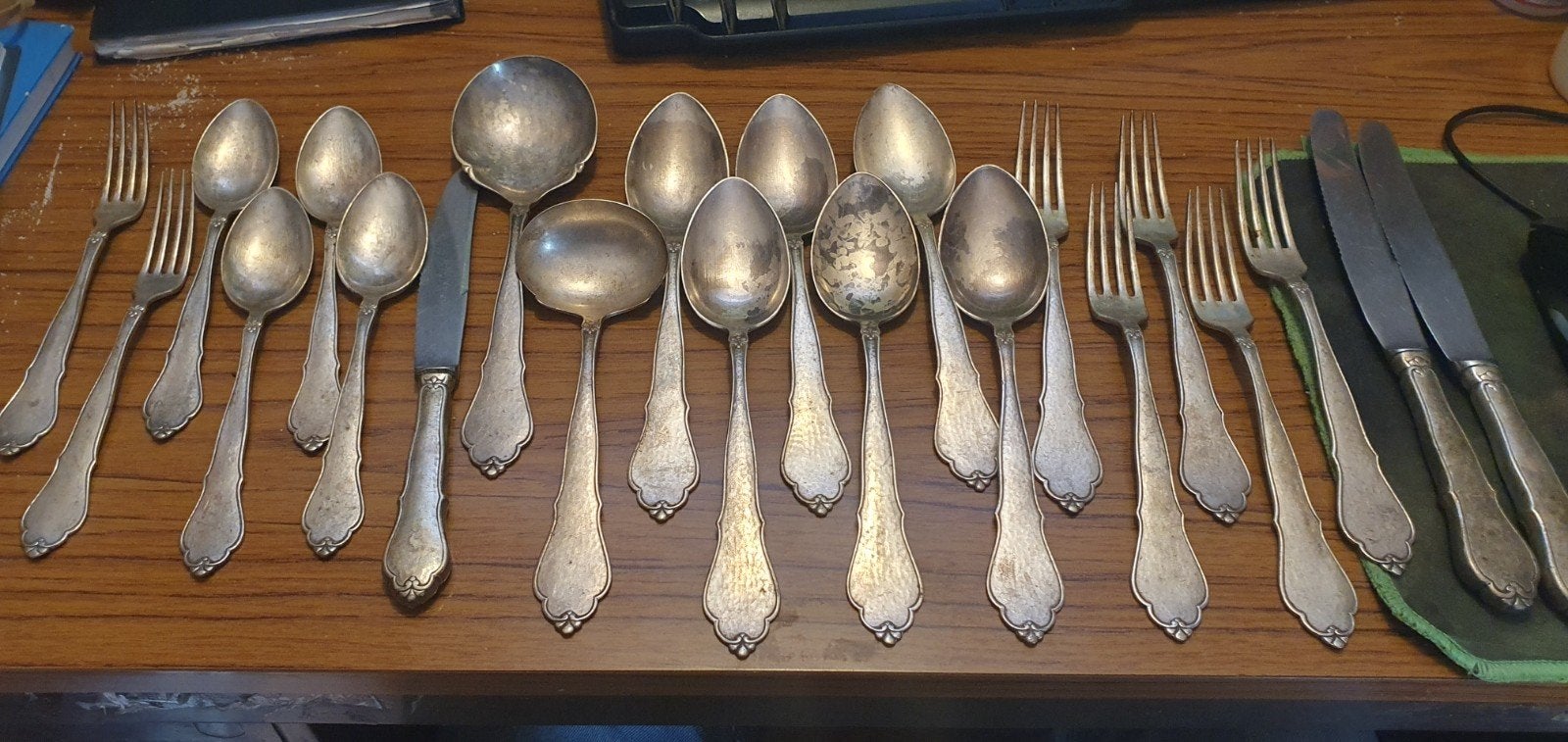 bestek Gero 90, mes lepel, vork (20) + 2 opschepl Bod op MP, Ophalen of Verzenden