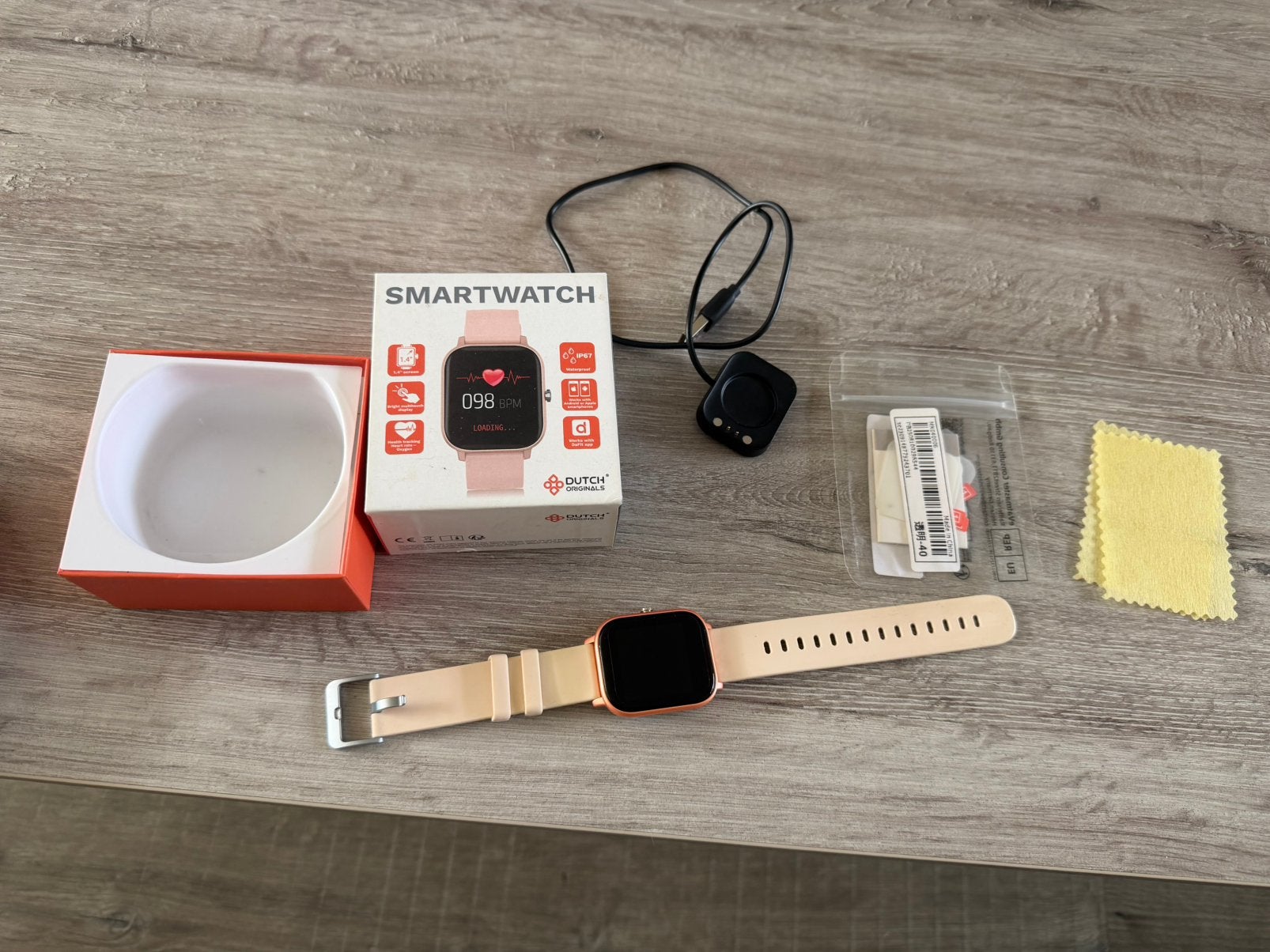 Dutch Orginals Smartwatch, Ophalen, Zo goed als nieuw, Zwart, Android