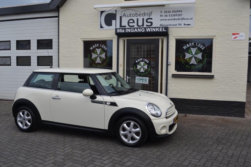 Mini Mini 1.6 One MINIMALIST Business Line Super rijden/Zeer, Auto's, Mini, Stof, Zwart, 4 stoelen, Origineel Nederlands