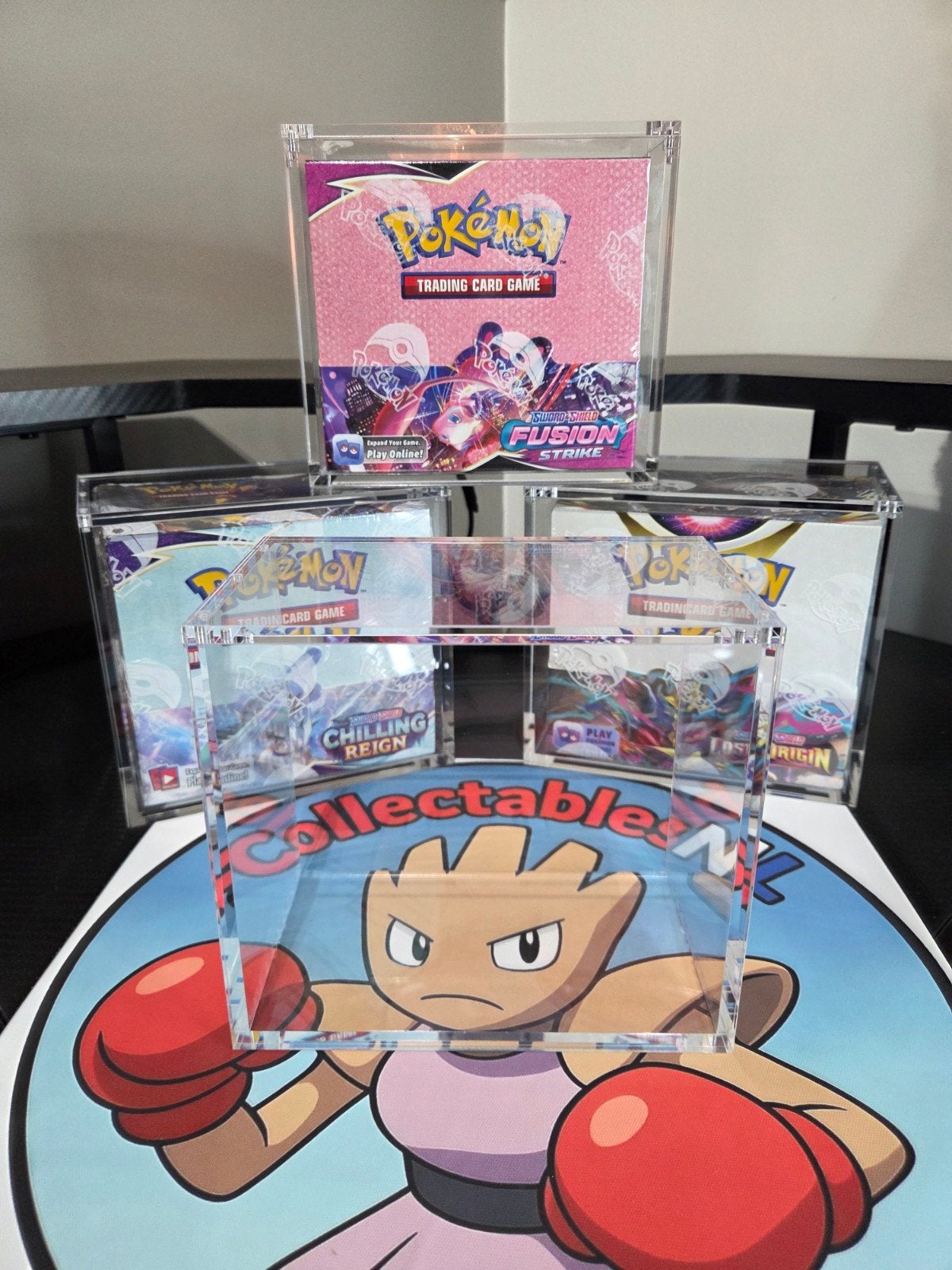 Acryl Case voor Pokemon Boosterbox - UV-werend & Magnetisch, Ophalen of Verzenden, Nieuw, Boosterbox