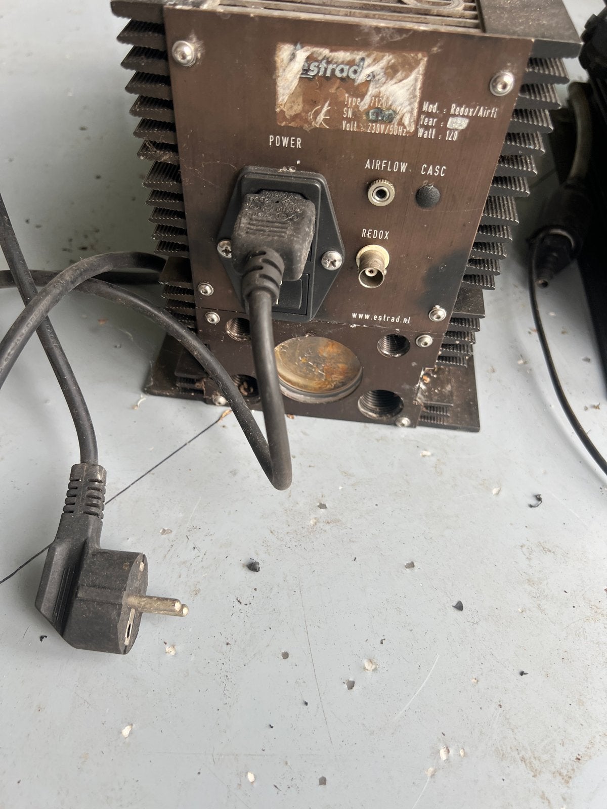 Estrad ozongenerator, Ophalen, Gebruikt