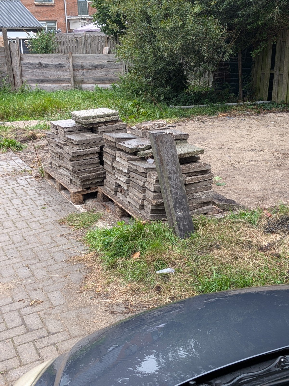 Gebruikte terrastegels - Ideaal voor tuin of pad, Ophalen, Gebruikt, 10 m² of meer, Beton