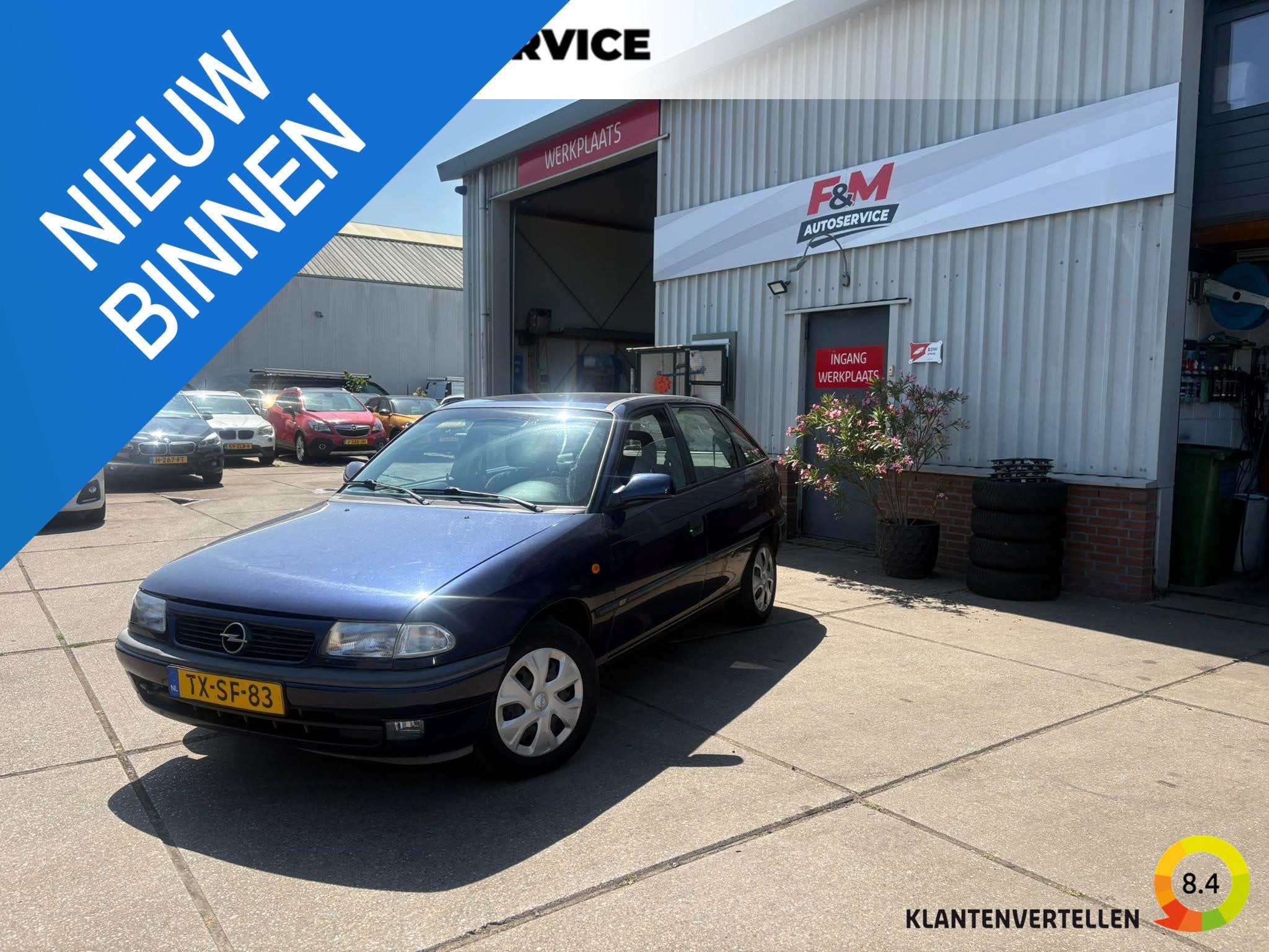 Opel Astra 1.6i-16V Edition NAP, Radio, Gebruikt, 4 cilinders, Blauw, 49 €/maand