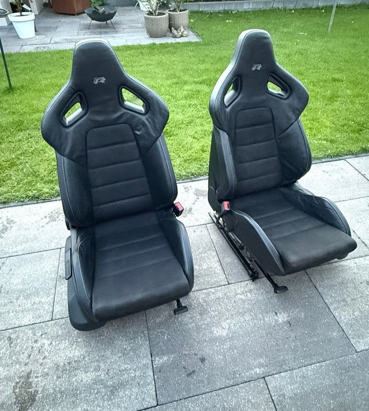 Originele VW Golf R Recaro Schaalstoelen / Wingback stoelen, Ophalen, Gebruikt, Volkswagen