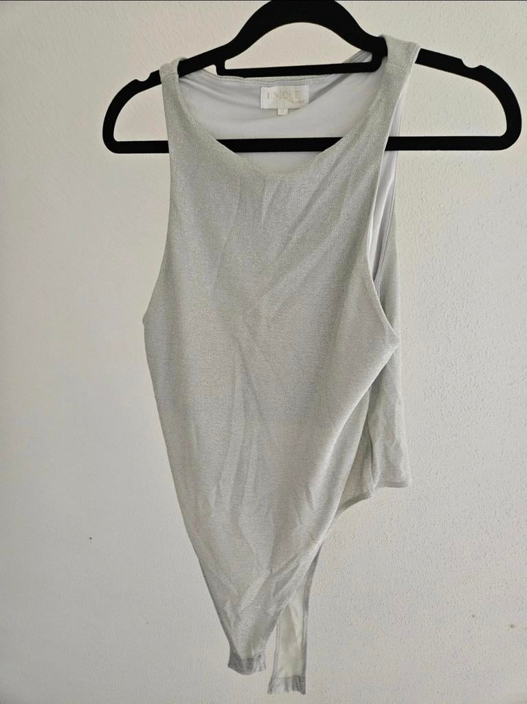 Unique the Label body zilver glitter, Maat 38/40 (M), Unique the label, Ophalen of Verzenden, Zo goed als nieuw