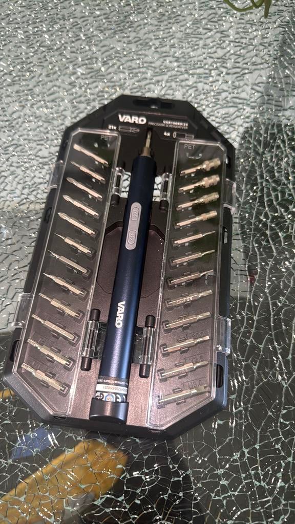 VARO Elektrische Precision Screwdriver Compact & Krachtig, Verzamelen, Rookartikelen, Aanstekers en Luciferdoosjes, Ophalen of Verzenden