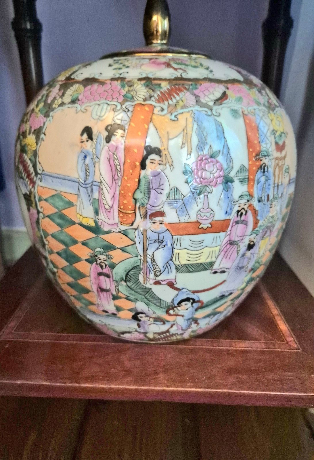 Chinese Gemberpot familie rose, Ophalen of Verzenden