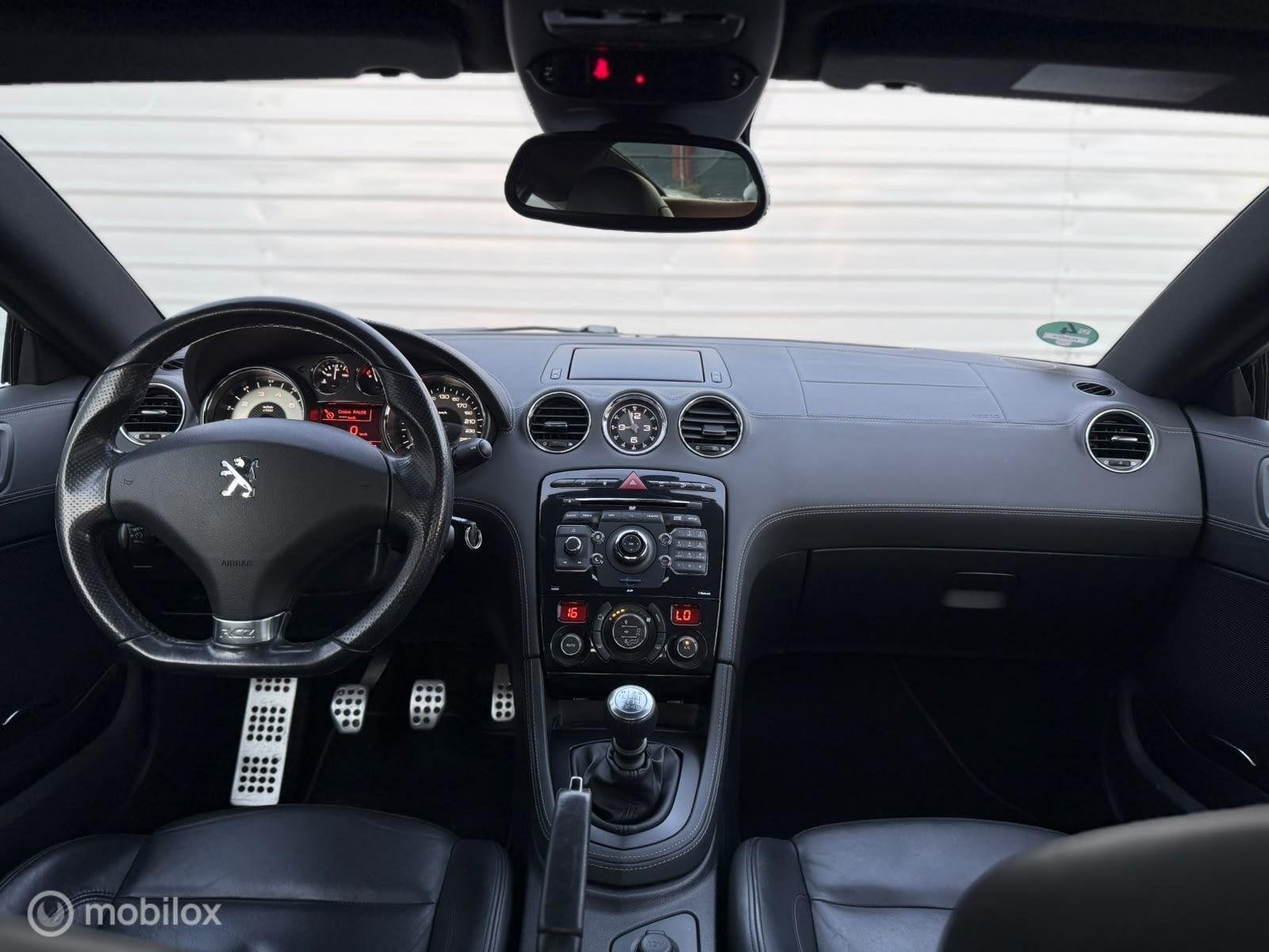 Peugeot RCZ 200 | JBL Hi-Fi | Xenon | Spoiler | Leder, Auto's, Peugeot, Voorwielaandrijving, Zwart, 4 cilinders, Bedrijf