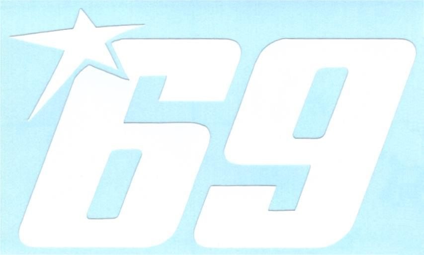 Nicky Hayden 69 MotoGP sticker #6, Verzenden