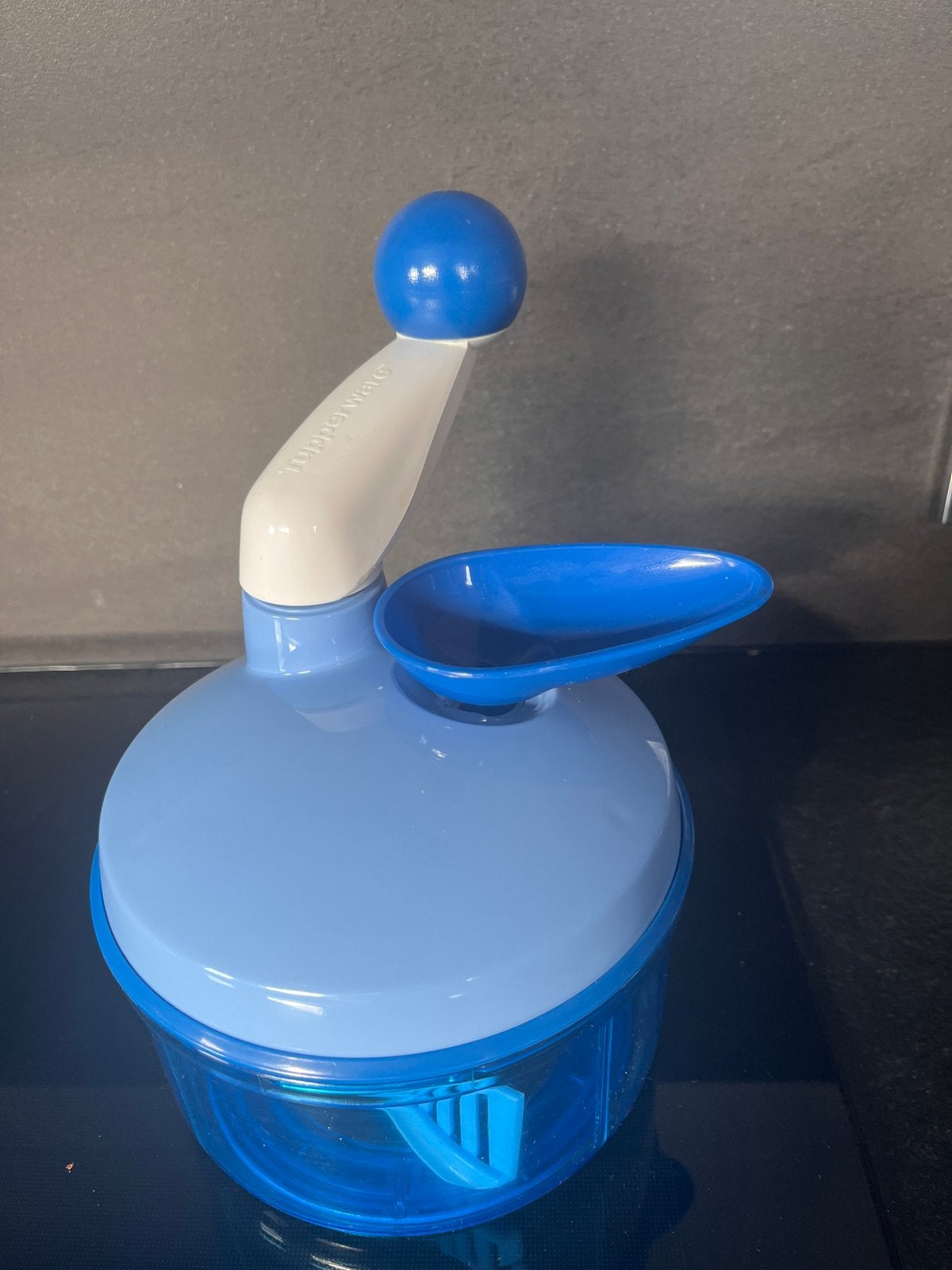 Tupperware Quick Chef - Handige Keukenhulp, Gebruikt, Blauw, Overige typen, Ophalen of Verzenden