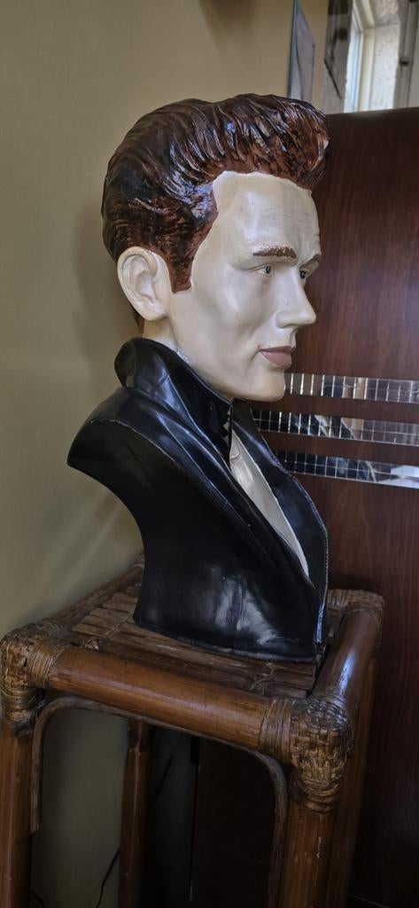 Mooi JAMES DEAN buste prijs 50euro afhalen postcode 6151eb, Ophalen