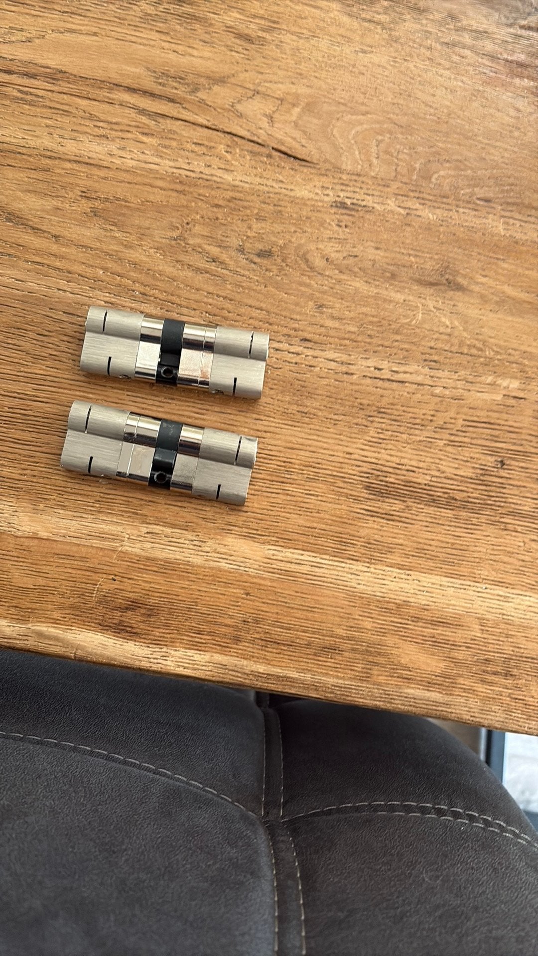 Vesper cilinders 40x45 3 steren beveiligd, Verzenden, Zo goed als nieuw, Rvs, Slot