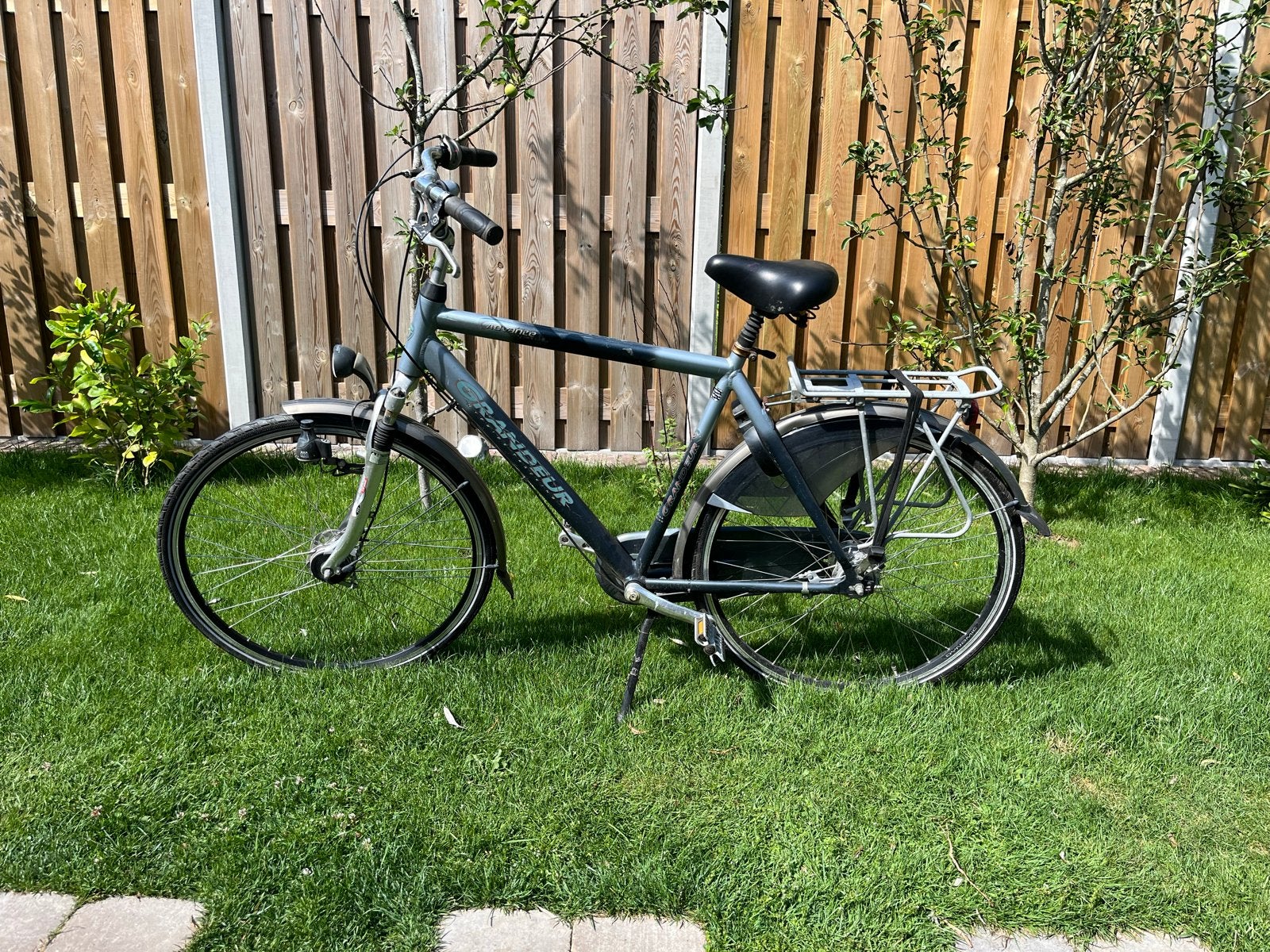Grandeur Advance Hybride Trekkingfiets heren fiets, Fietsen en Brommers, Velgrem, Versnellingen, Ophalen, Overige merken
