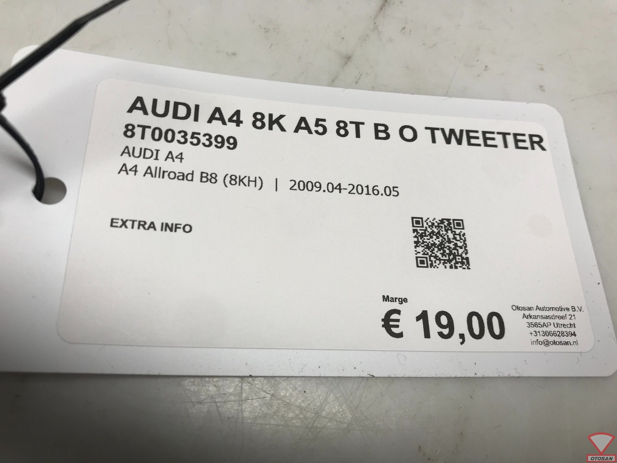 Audi A4 8K A5 8T B&O Tweeter Speaker 8T0035399, Gebruikt, AUDI AG, Auto-Union-Strasse 1
85045  Ingolstadt, DE, Kundenbetreuung@audi.de