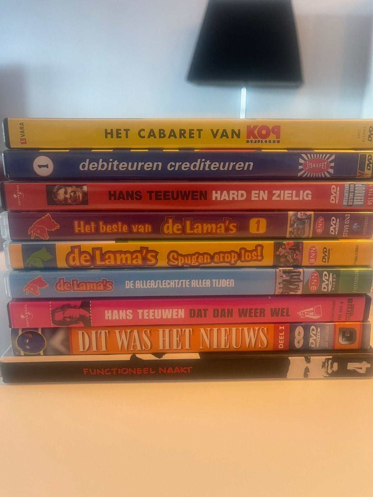 Cabaret DVD collectie: Hans Teeuwen, De Lama's, Koefnoen, Cd's en Dvd's, Gebruikt, Alle leeftijden, De Lama's, Verzamelbox of complete uitgave