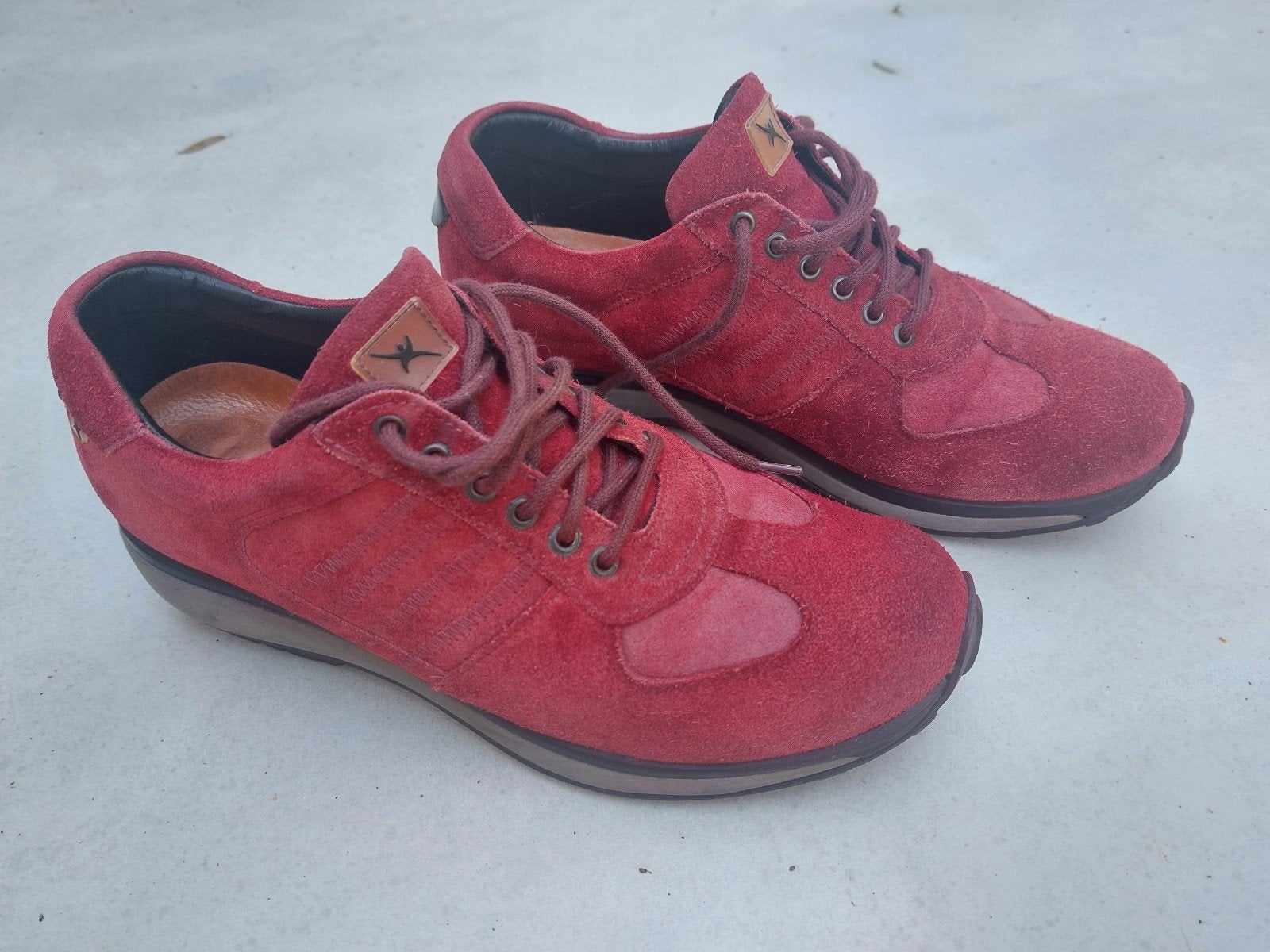 Kekke rode Xsensible damesschoenen, Xsensible, Gedragen, Rood, Wandelschoenen