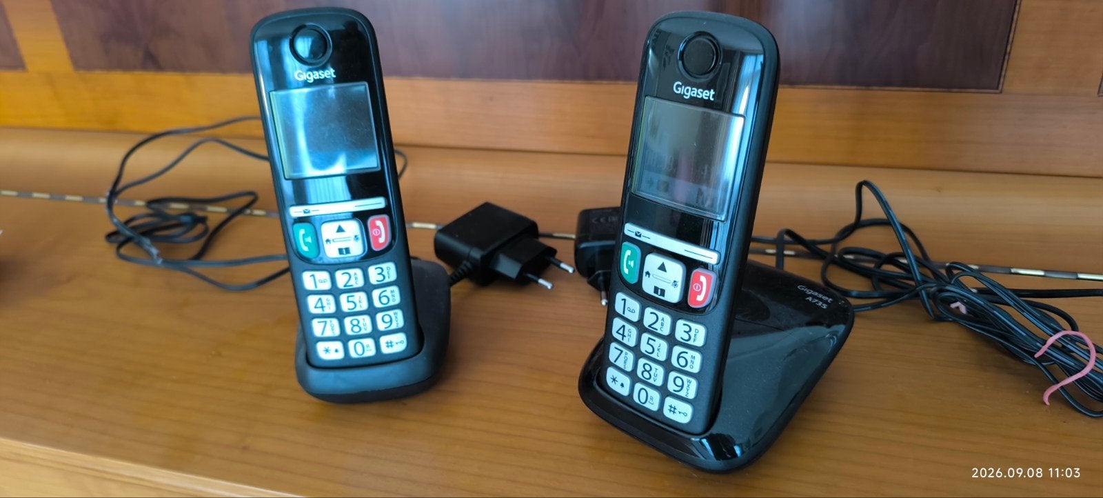 Dect telefoon, Telecommunicatie, Ophalen, Zo goed als nieuw, 2 handsets