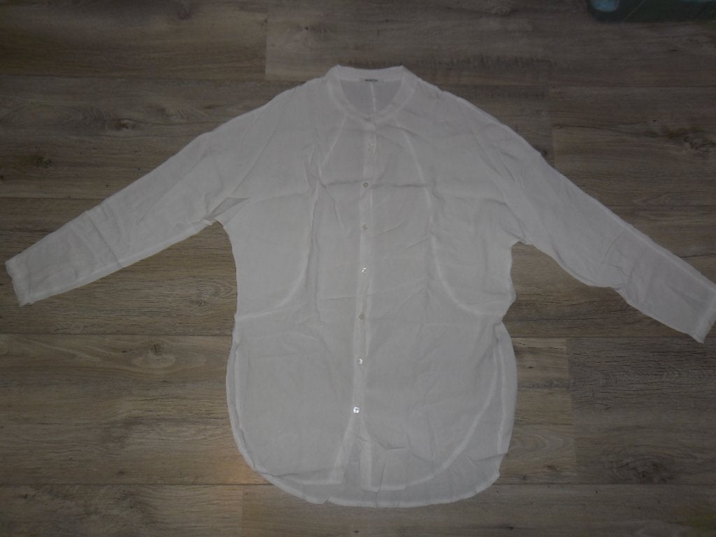Transfer Lange Beige Blouse Met Knoopjes Maat XL, Kleding | Dames, Beige, Maat 46/48 (XL) of groter, Nieuw, Ophalen of Verzenden
