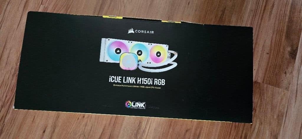CORSAIR iCUE LINK H150i RGB Liquid CPU Cooler - 360mm AIO, Computers en Software, Ophalen of Verzenden, Refurbished, Waterkoeling