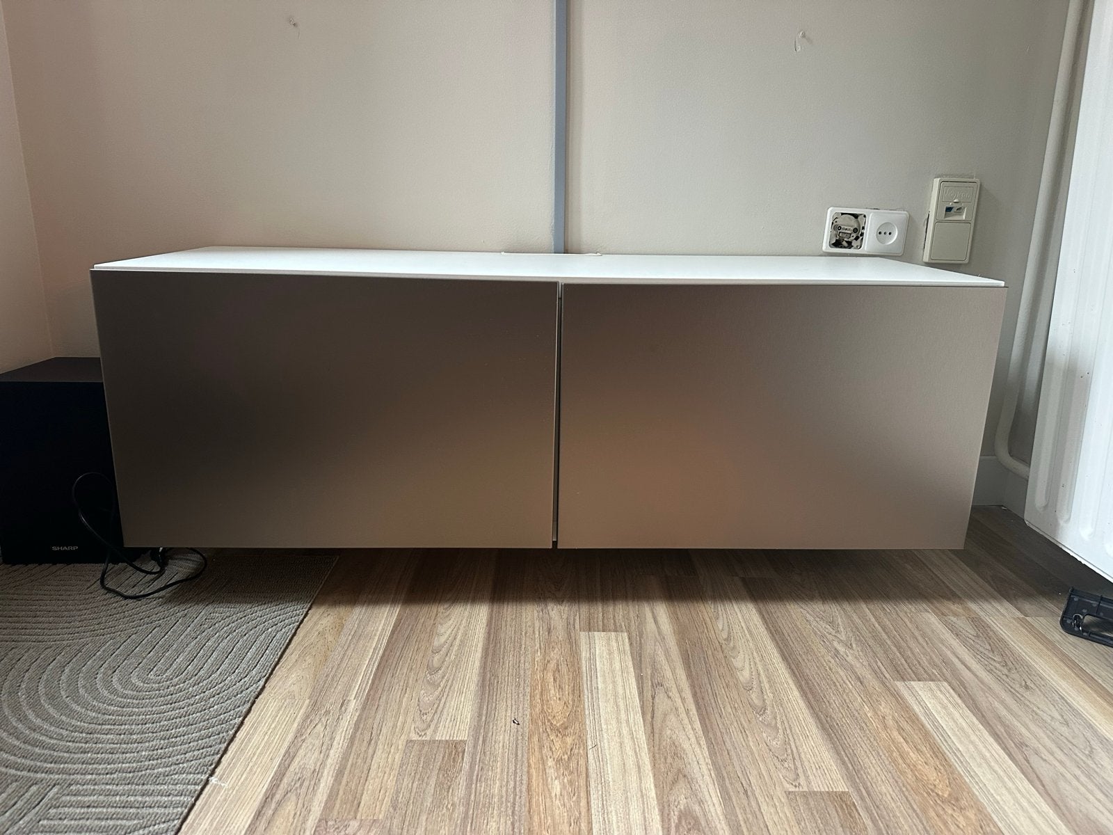 IKEA Besta TV-meubel/wandkast met deuren, Ophalen, Gebruikt, 100 tot 150 cm, Minder dan 100 cm