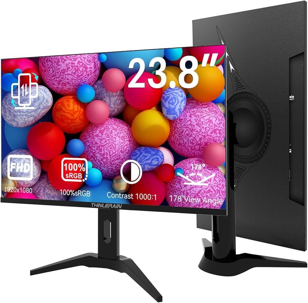 24 inch FHD Monitor - Nieuw in doos, Computers en Software, Monitoren, Draaibaar, IPS, Nieuw, Full HD