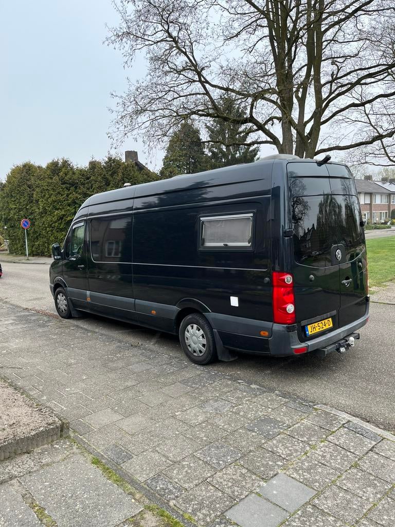 Camper Volkswagen Crafter 35 (L4 H3), Caravans en Kamperen, Campers, Reservewiel, Buscamper of Camperbus, Volkswagen, Tot en met 2