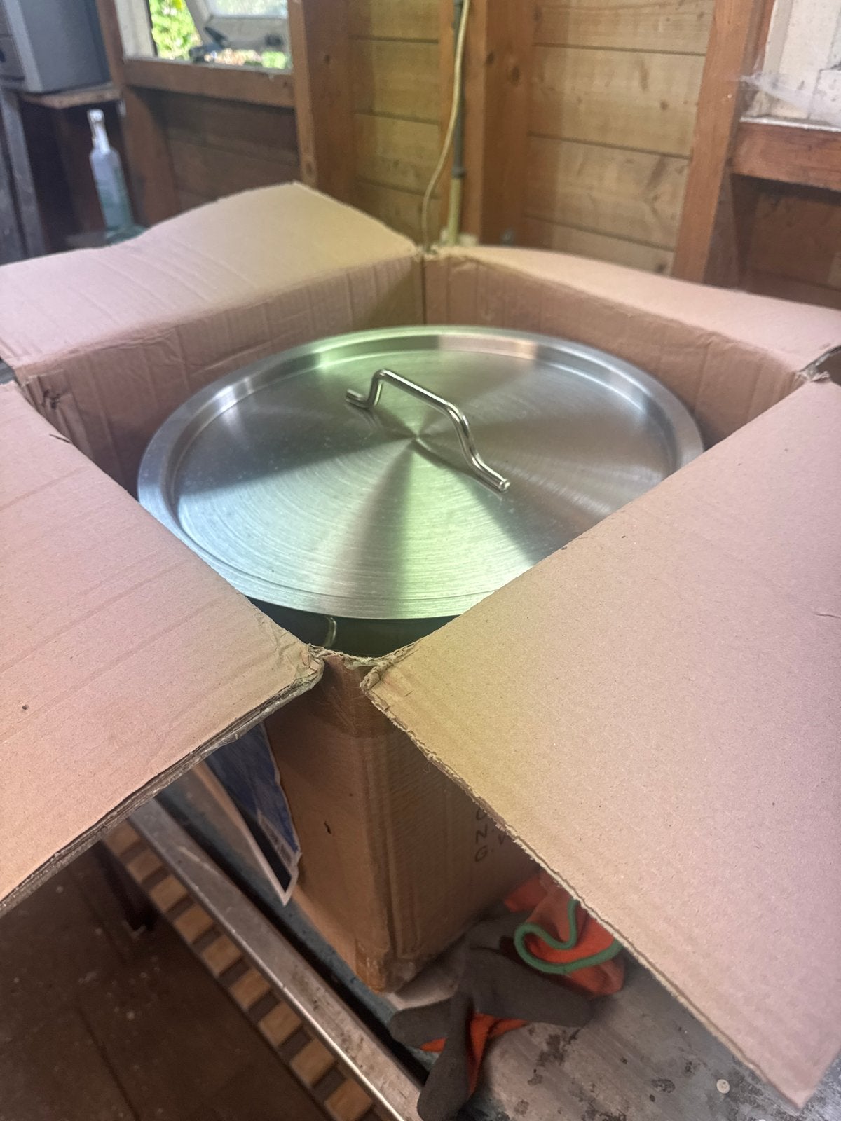 Brewferm Homebrew Kettle 20L - Roestvrij staal, Overige typen, Zilver, Ophalen of Verzenden, Zo goed als nieuw