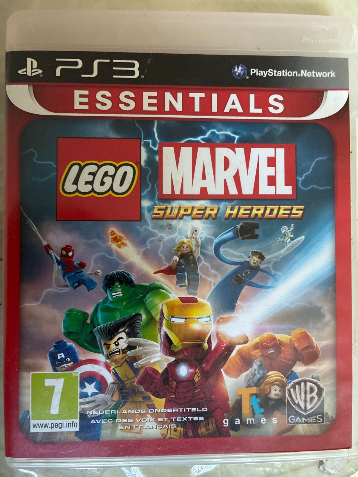 LEGO Marvel Super Heroes PS3 Essentials, Gebruikt, 1 speler, Vanaf 7 jaar, Ophalen