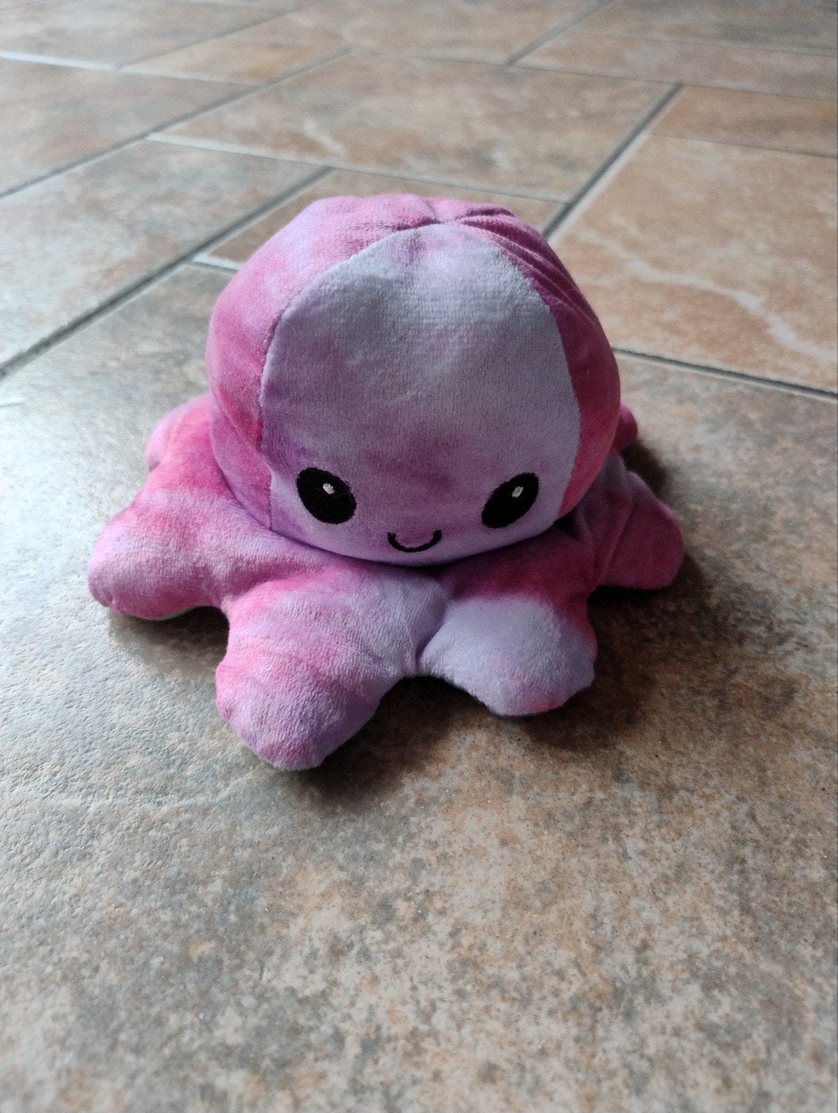 Omkeerbare Octopus Knuffel - Reversible Mood Octopus, Kinderen en Baby's, Speelgoed | Knuffels en Pluche, Ophalen, Nieuw, Meerkleurig