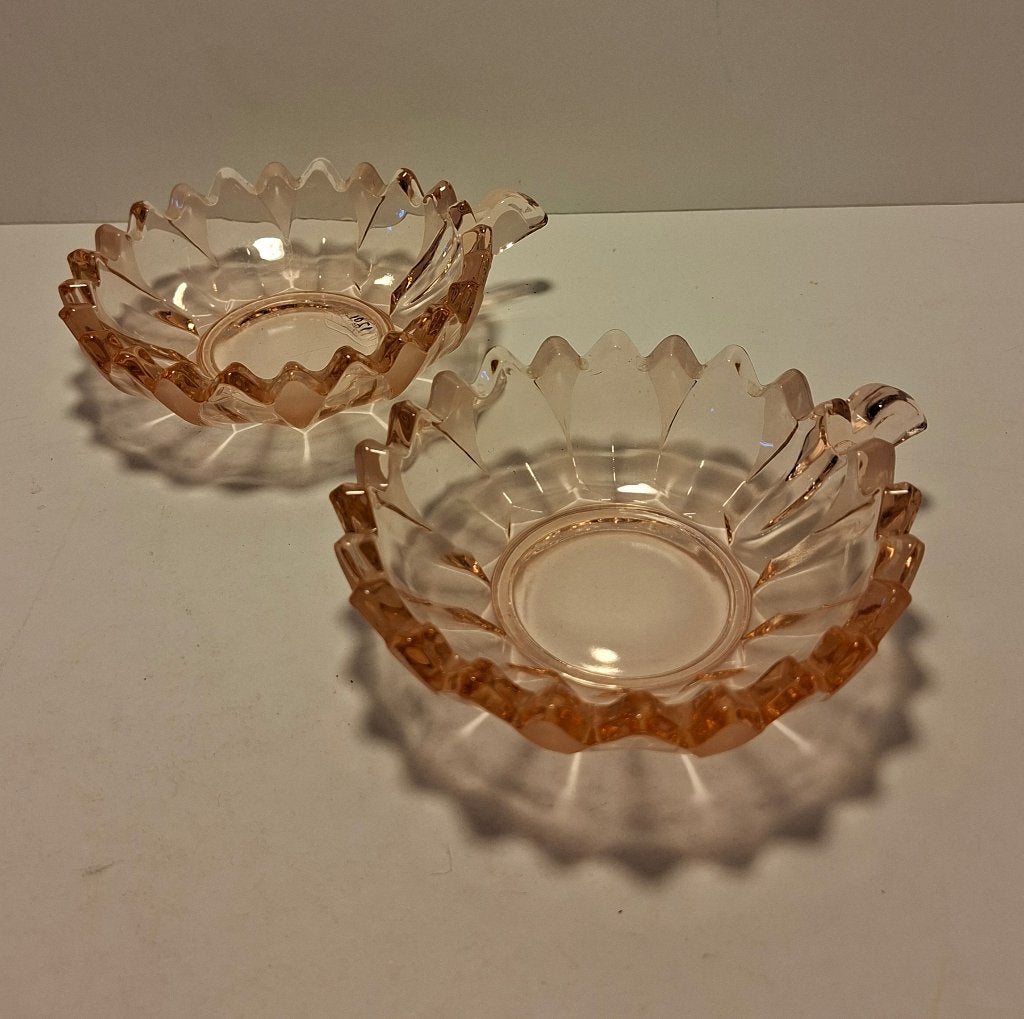 2 IJsbakjes van persglas, Ophalen of Verzenden